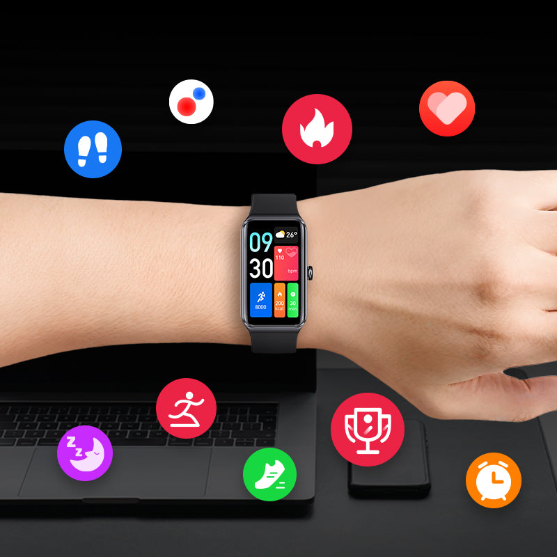 DeerRun® Fitness Smartwatch: Sync to App & Track Workouts