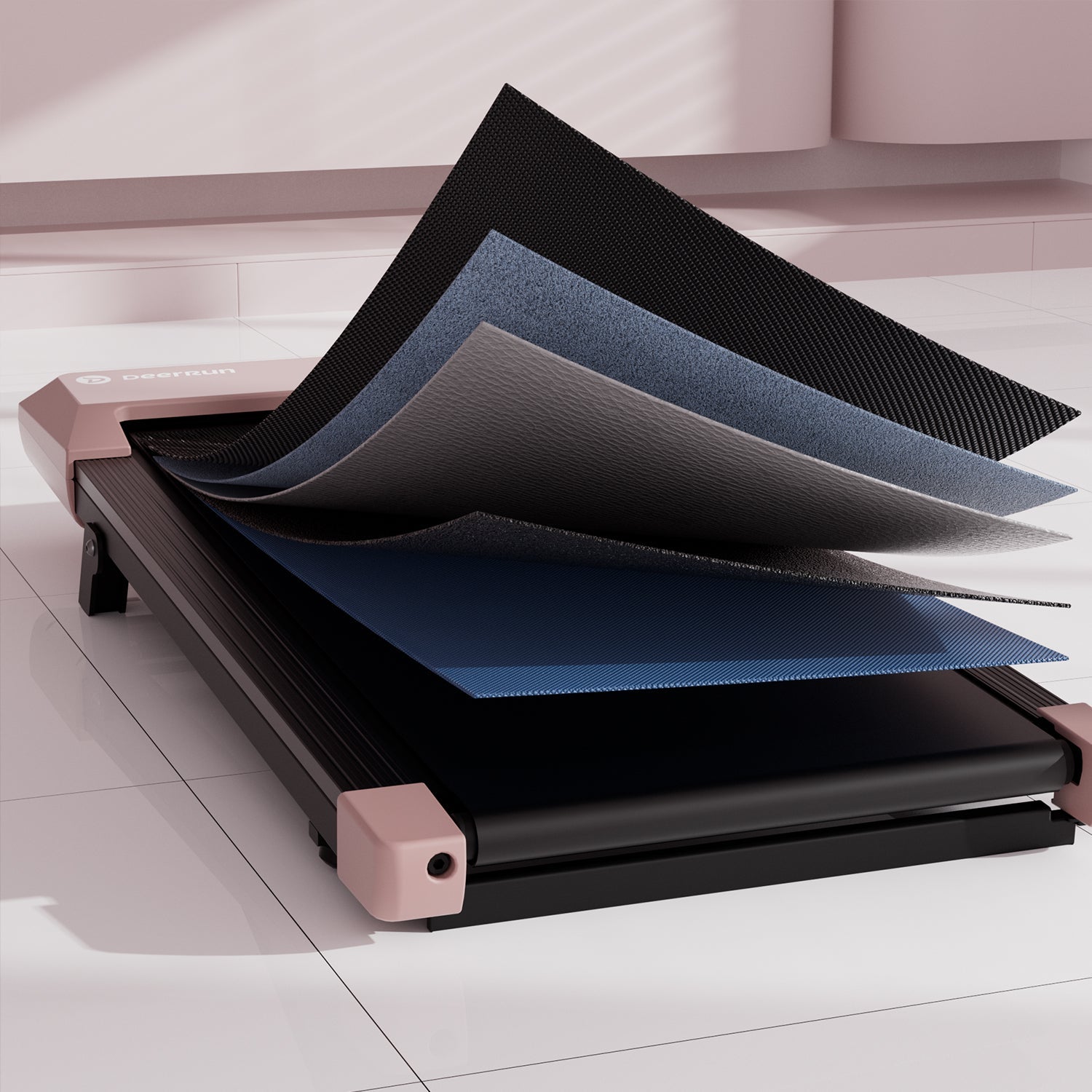 Q2 Urban Smart Walking Pad with 7% Incline Treadmill Remote Control