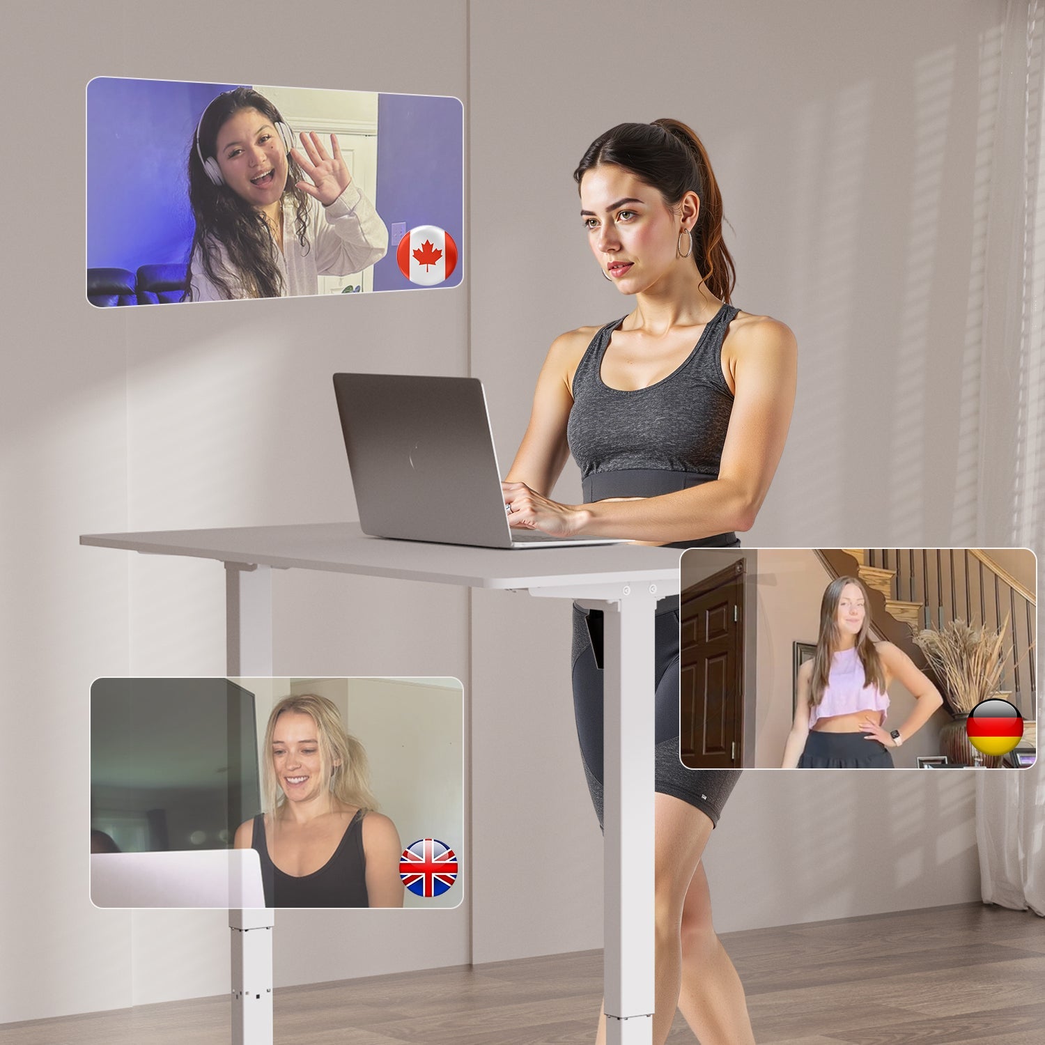 DeerRun Walking Workstation: Incline Walking Pad & Desk Bundle | Replace Your Chair