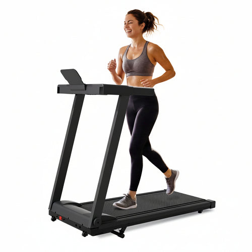 All-New 2026 A1 Pro Move+ Smart Foldable Treadmill with 6% Incline & NFC | 350 lbs, 10 mph, Black