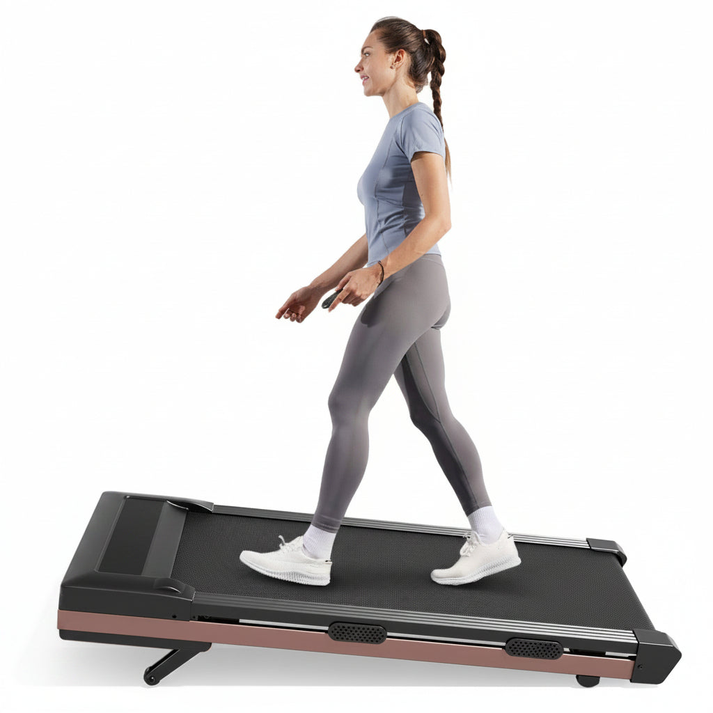 12% Auto Incline Smart Walking Pad Treadmill with remote control-Black