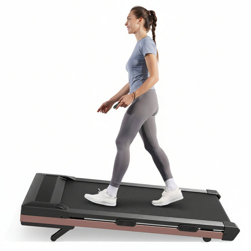 12% Auto Incline Smart Walking Pad Treadmill with remote control-Black