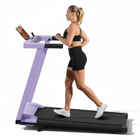 All-New 2026 A1 Pro Move+  6% Incline Foldable Treadmill——Upgraded Chip & NFC Support | 350 lbs, 10 mph Dreamy Violet