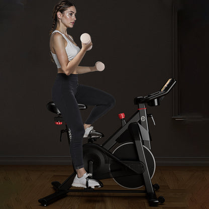 DeerRun S500 Pro King Size Indoor Exercise Bike for Tall Riders 32 Magnetic Adjustable Resistance, LED Screen