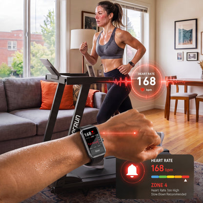 DeerRun A1 Pro Smart Foldable Treadmill with AI Coach