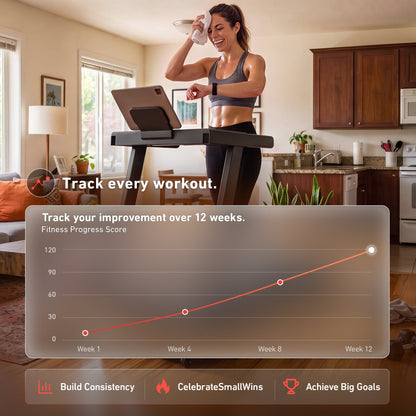 DeerRun A1 Pro Smart Foldable Treadmill with AI Coach