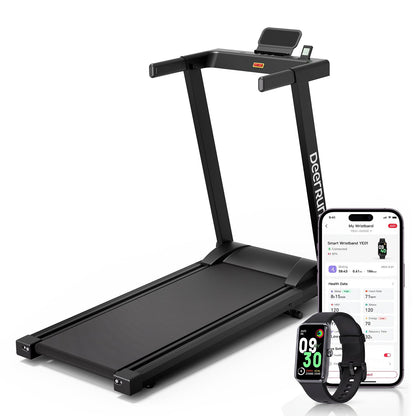 DeerRun A1 Pro Smart Foldable Treadmill with AI Coach