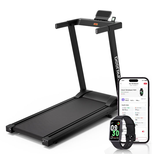 DeerRun A1 Pro Smart Foldable Treadmill with AI Coach