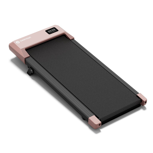 DeerRun Q2 Urban 7% Incline Under-desk Walking Pad with Smart Control | Rose Gold