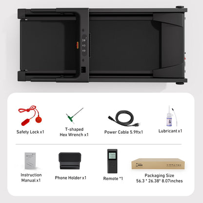 DeerRun A1 Pro Smart Foldable Treadmill with AI Coach