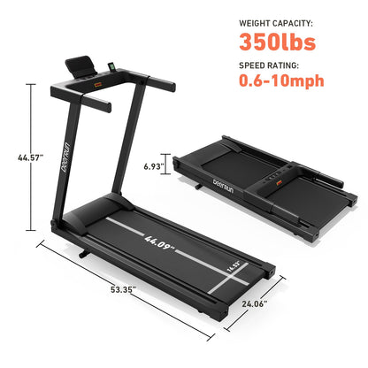 DeerRun A1 Pro Smart Foldable Treadmill with AI Coach