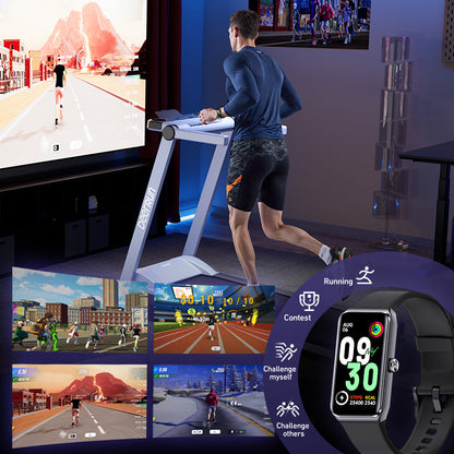 DeerRun® Fitness Smartwatch: Sync to App & Track Workouts