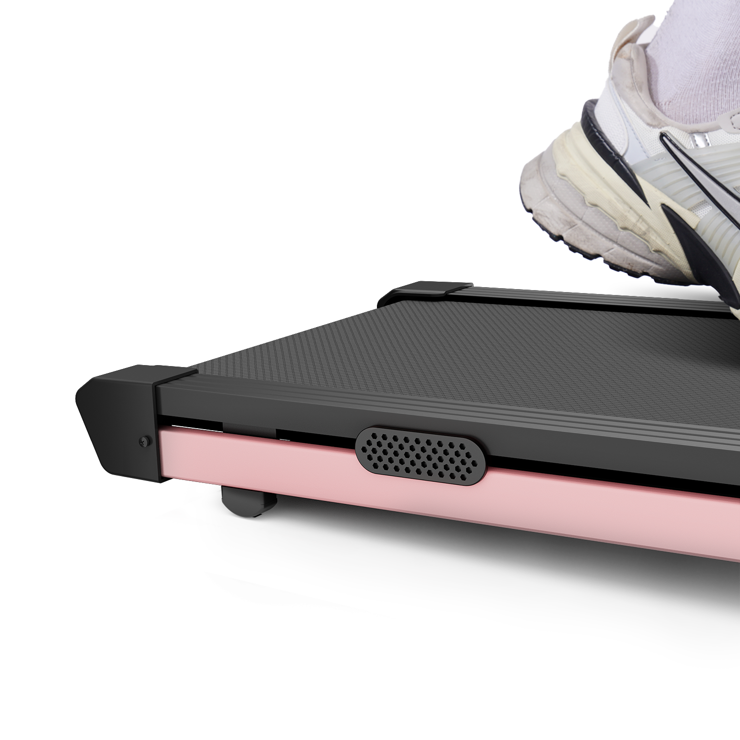 Muse Type 2 in 1 Foldable Treadmill with Remote Control, 12% Auto Incline, Pink